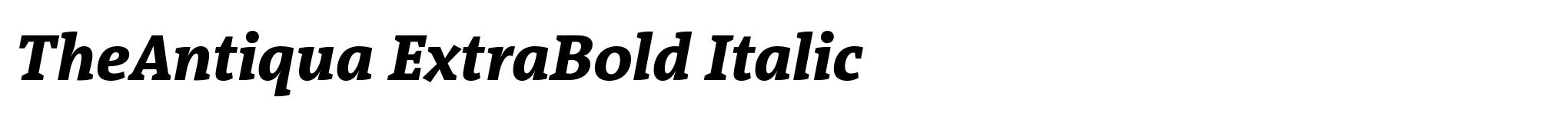 TheAntiqua ExtraBold Italic image
